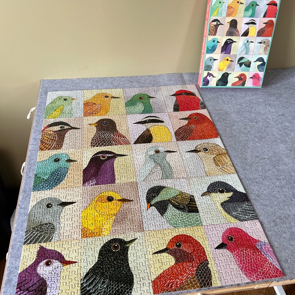 Birds and Poetry Art Print